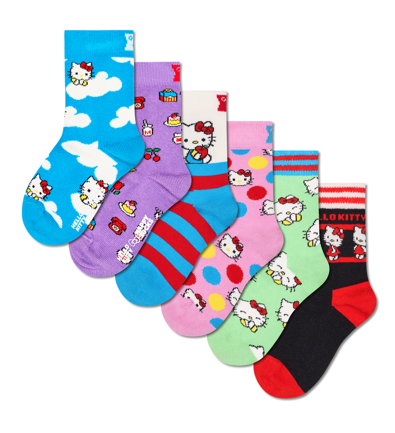 Kids Hello Kitty 6-Pack Socks