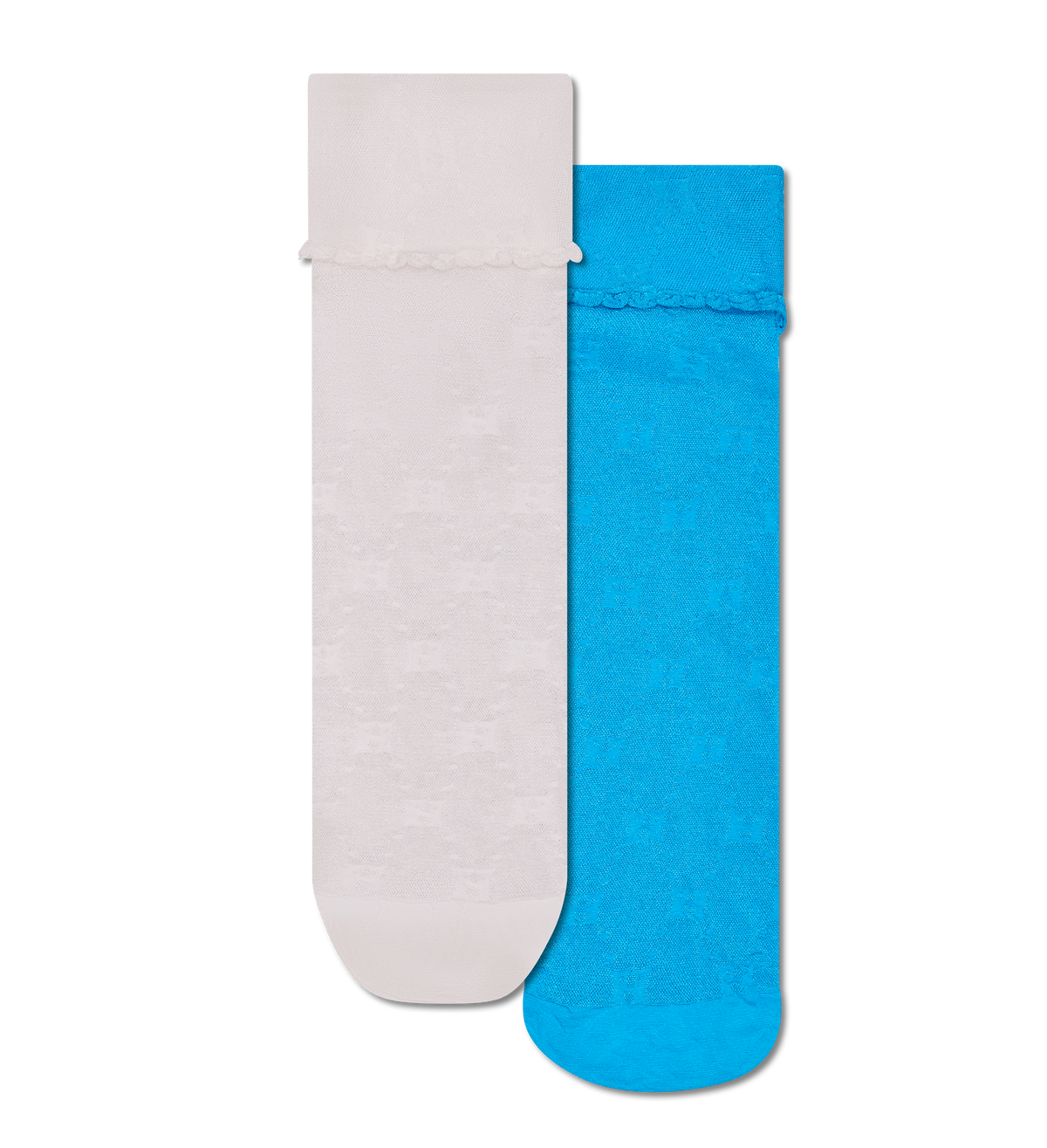 2-Pack H Monogram Mini Crew Socks