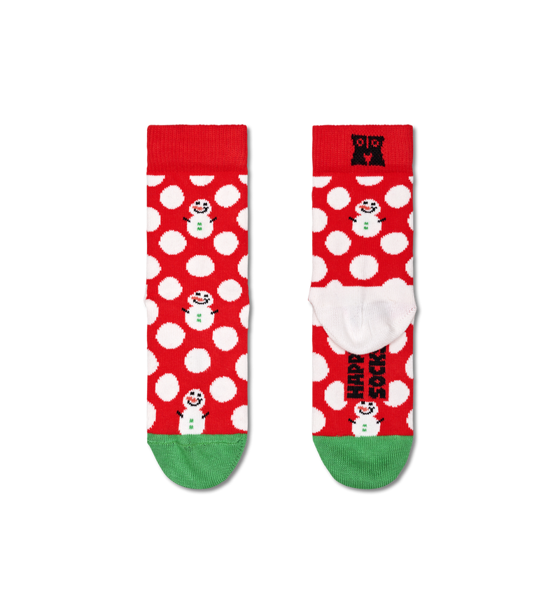 Kids Big Dot Snowman Sock