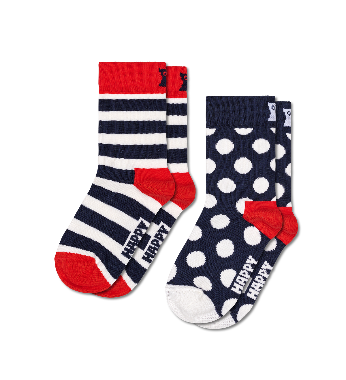 Kids 2-Pack Stripe Socks