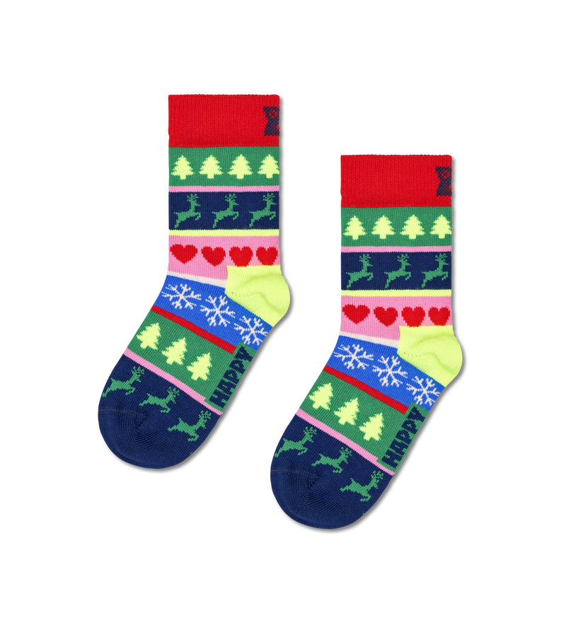 Kids Christmas Stripe Sock