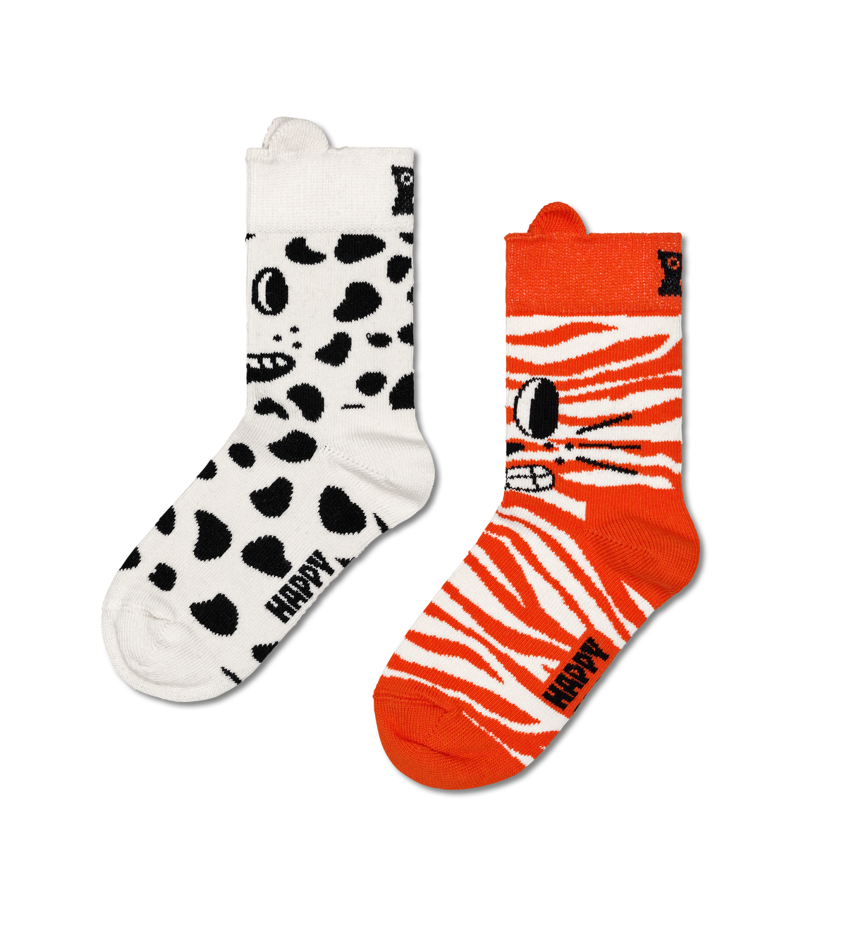 Kids 2-Pack Cat & Dog Socks