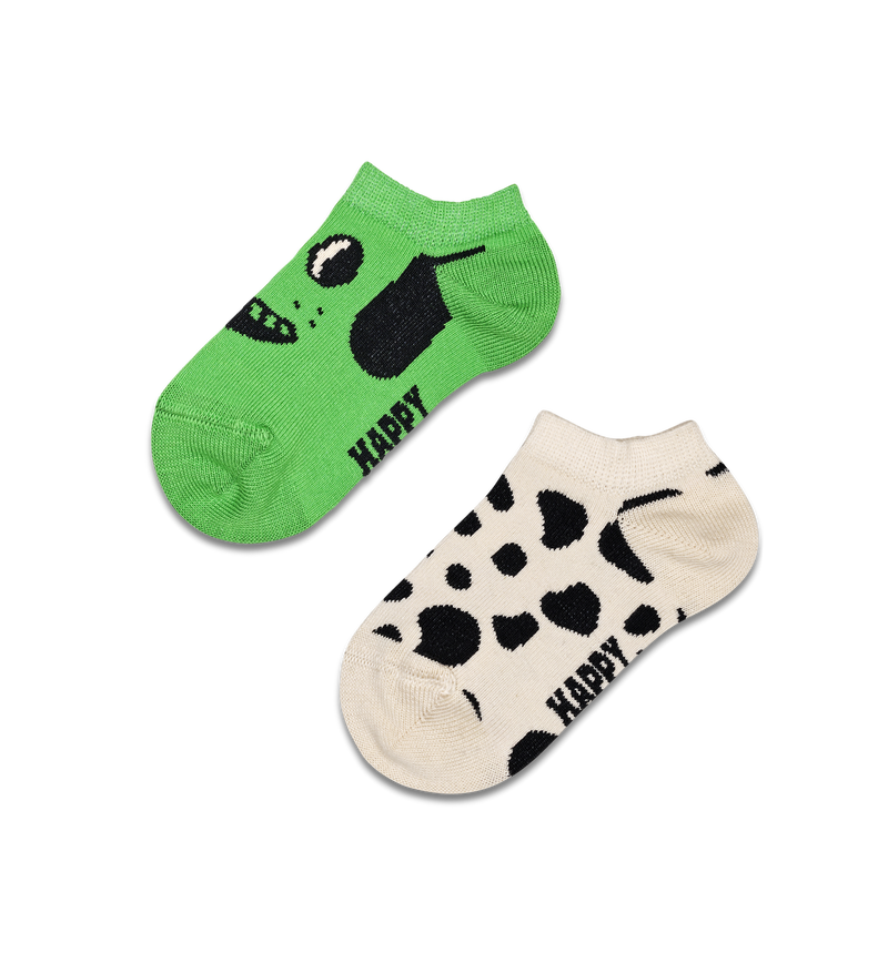 Kids 2-Pack Dog Low Socks