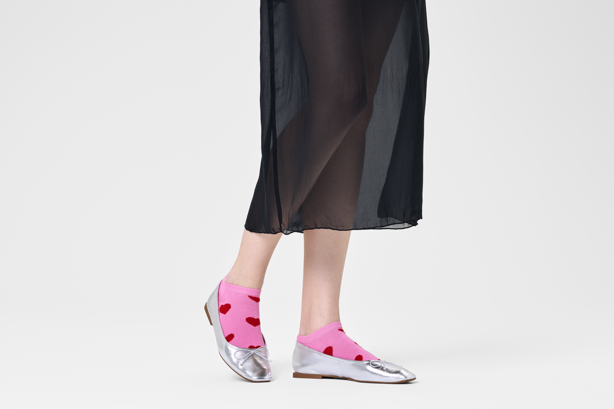 Hearts Low Sock