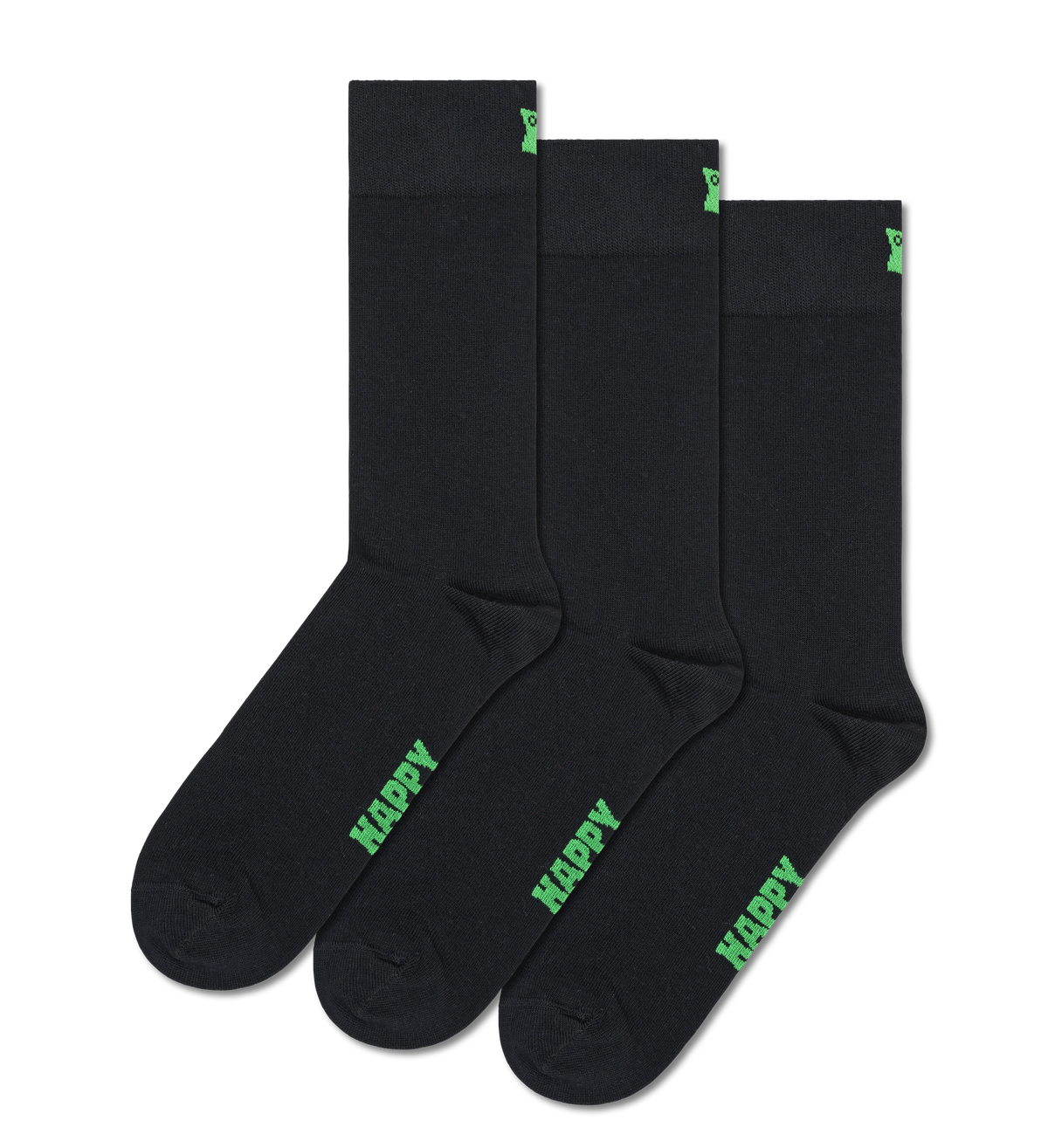 3-Pack Solid Socks