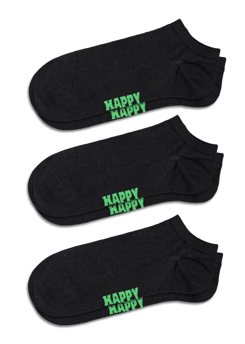 3-Pack Solid Low Socks