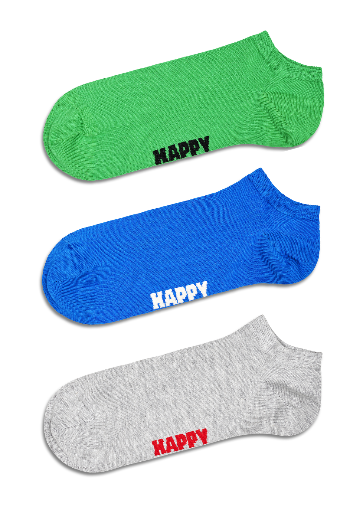 3-Pack Solid Low Socks