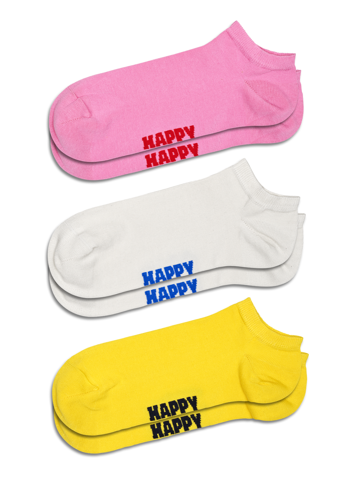 3-Pack Solid Low Socks