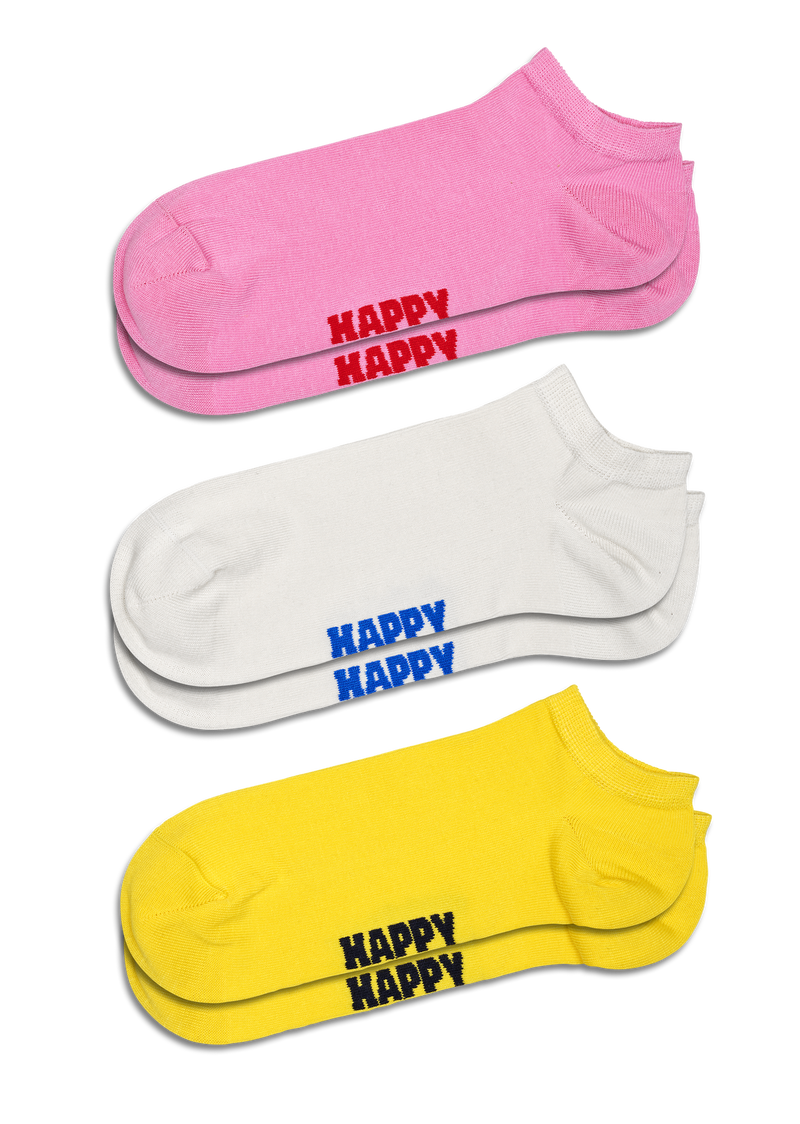 3-Pack Solid Low Socks