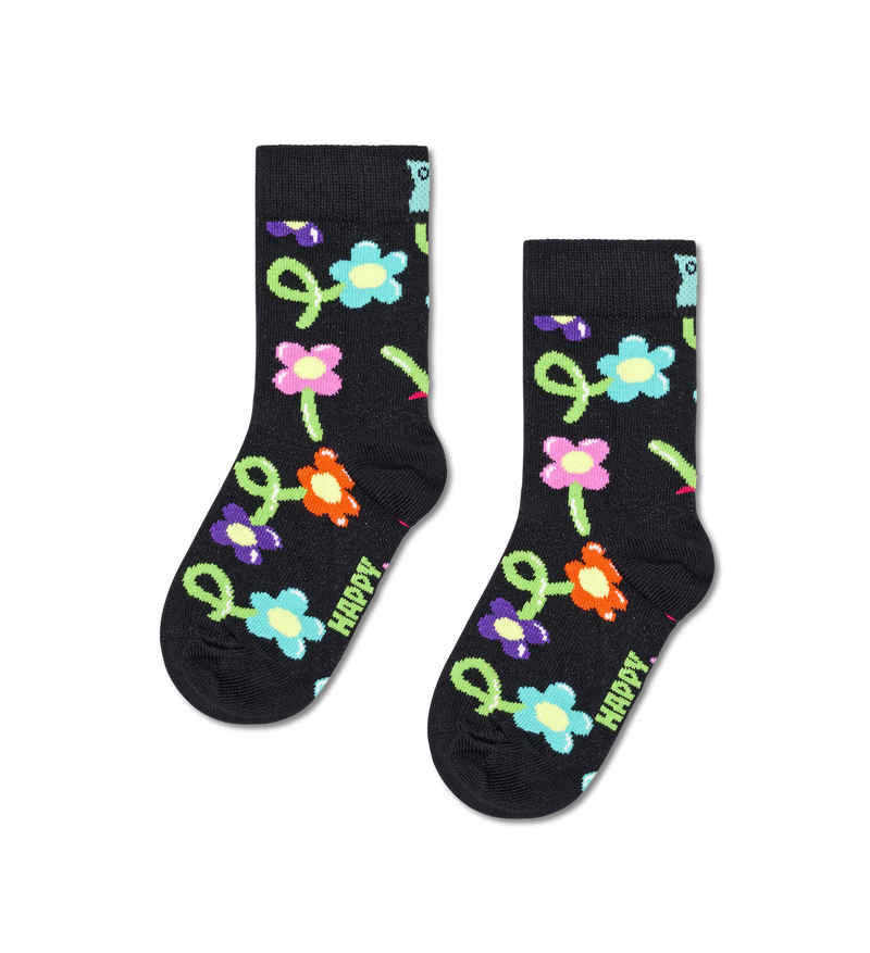 Kids Balloon Flower Sock