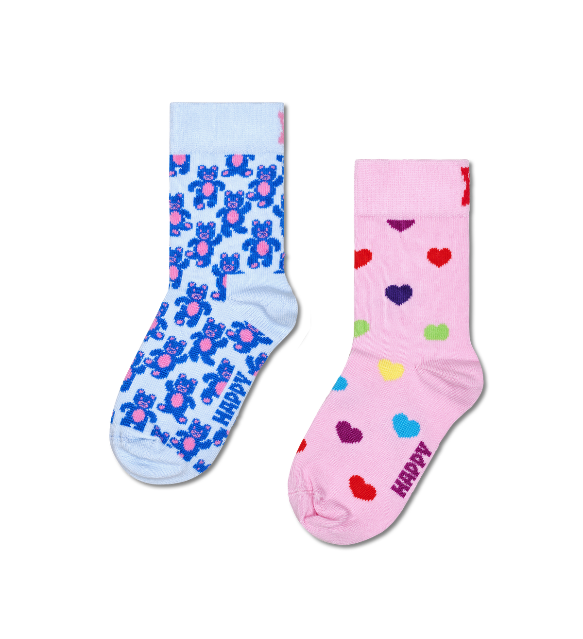 Kids 2-Pack Teddy Bear Socks