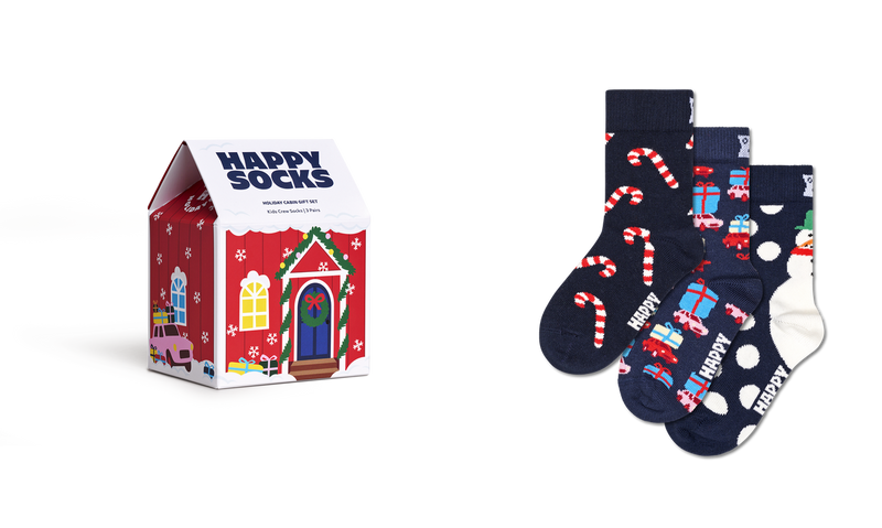 Kids 3-Pack Holiday Socks Gift Set