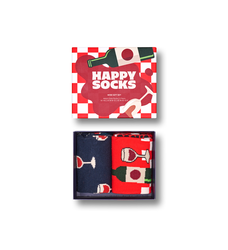 2-Pack Wine Socks Gift Set