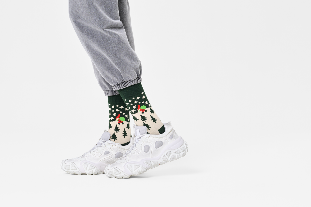 Santa On The Way Sock