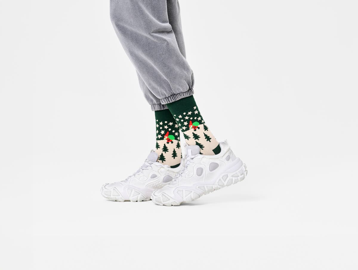 Santa On The Way Sock