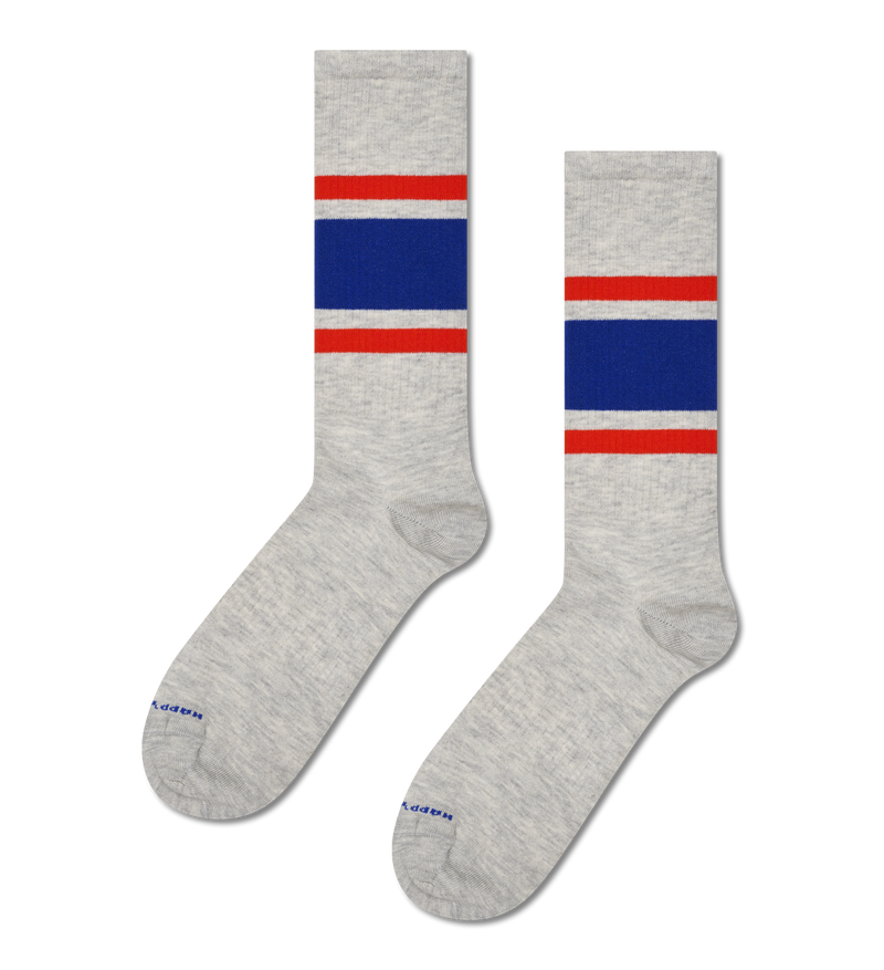 Simple Stripe Sneaker Sock