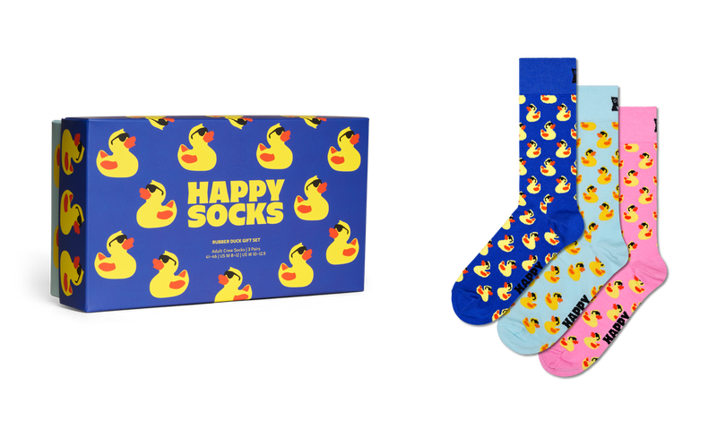 3-Pack Rubber Duck Socks Gift Set