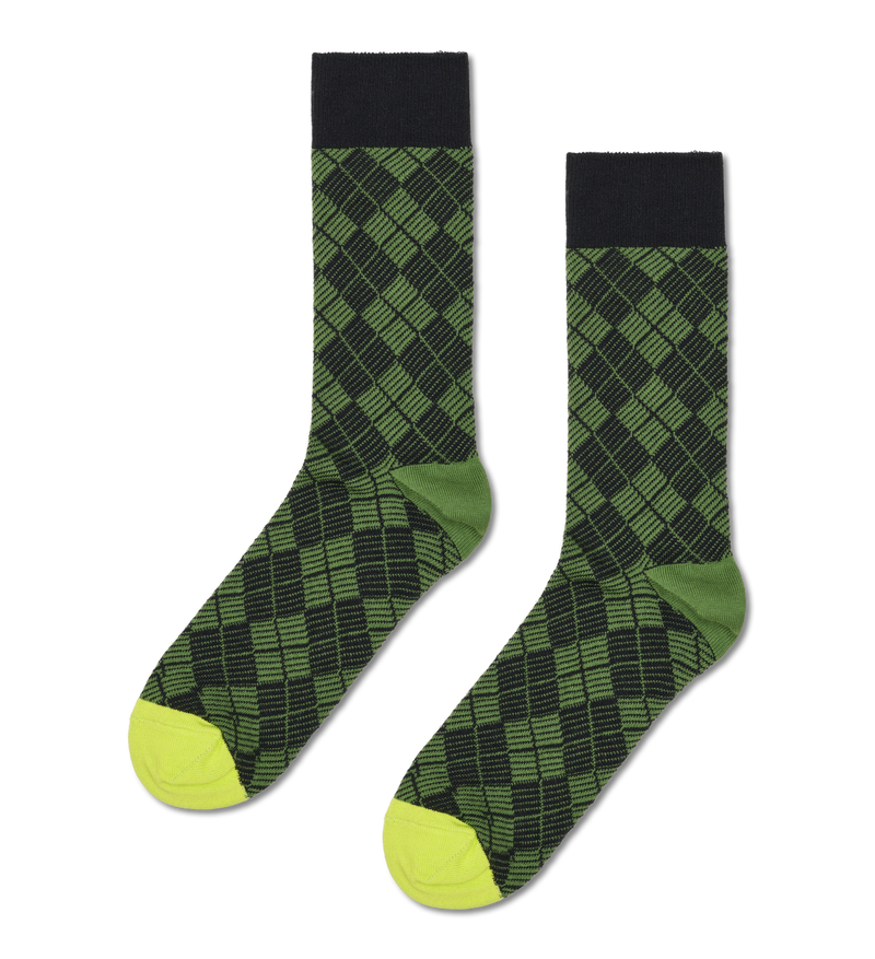Mini Argyle Jaquard Sock