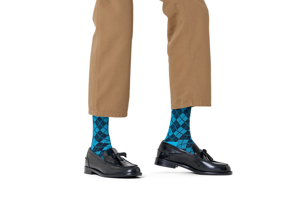 Mini Argyle Jaquard Sock