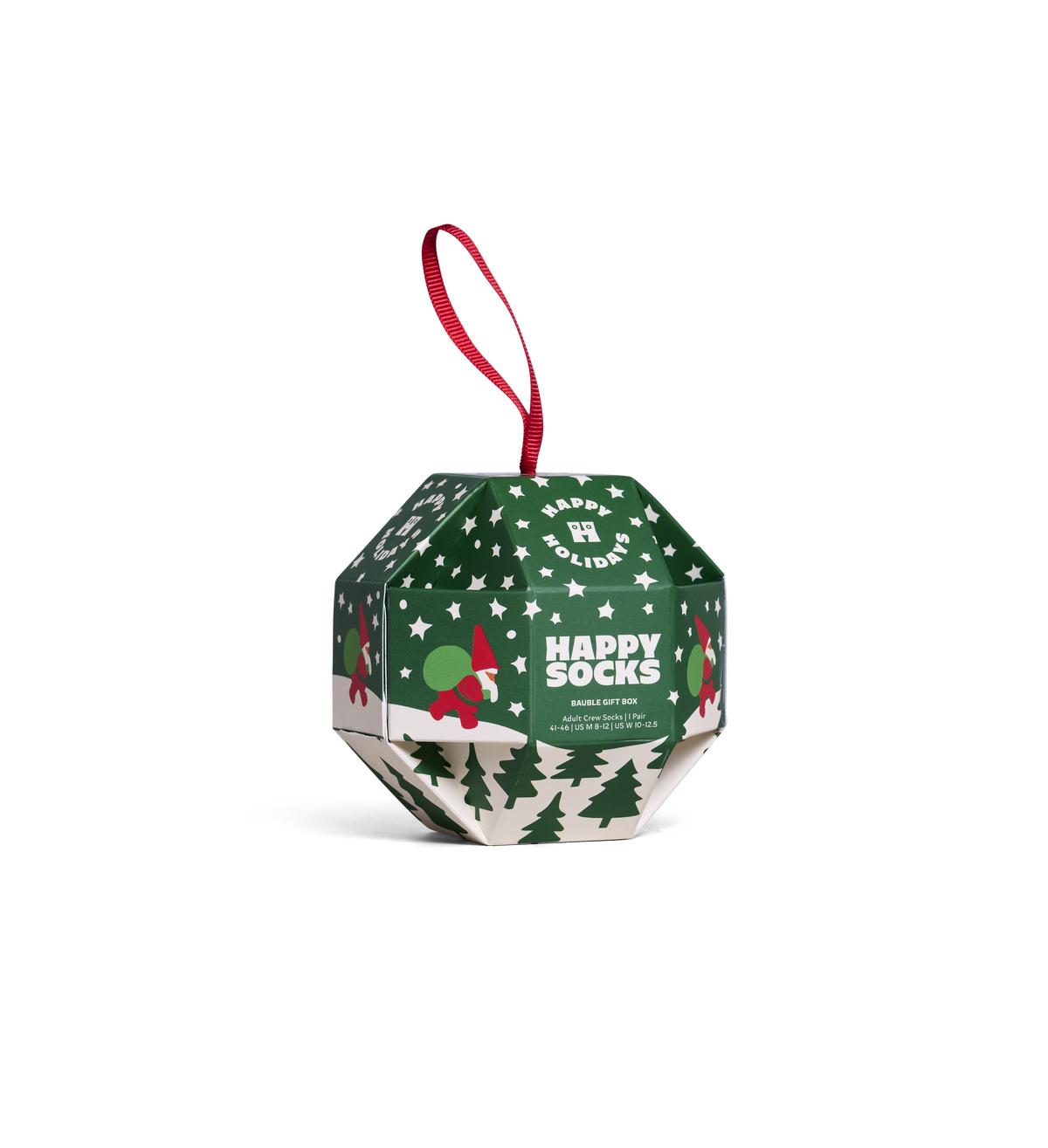 1-Pack Snow Globe Sock Gift Set