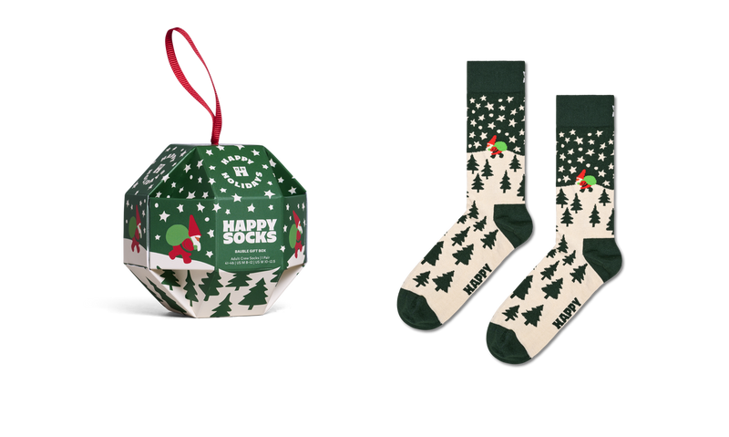 1-Pack Snow Globe Sock Gift Set