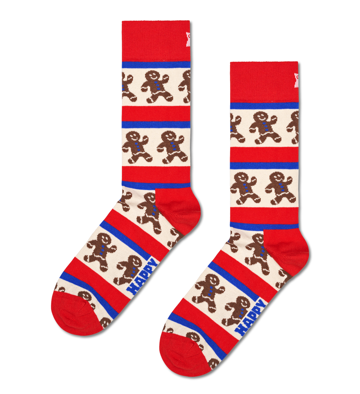 2-Pack Gingerbread Heart Socks Gift Set