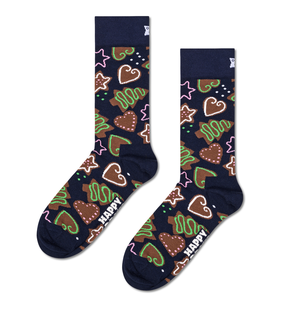 2-Pack Gingerbread Heart Socks Gift Set