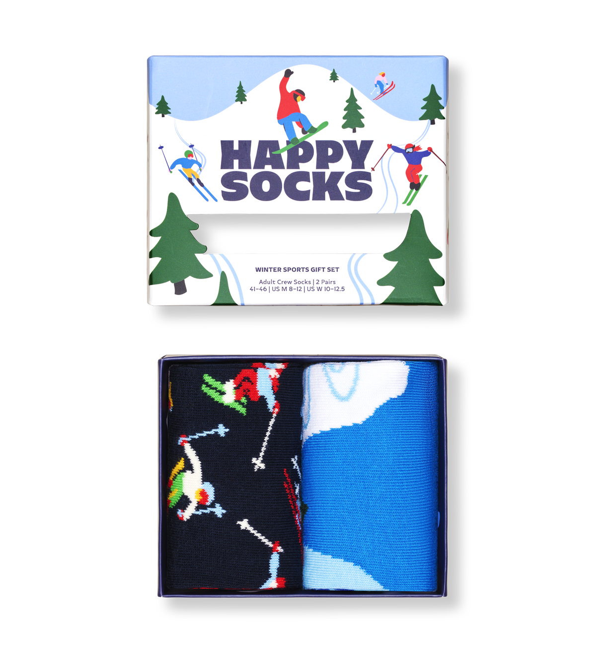 2-Pack Winter Sports Socks Gift Set