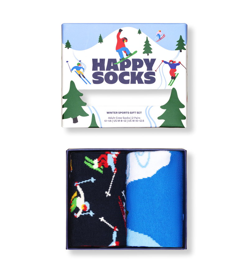 2-Pack Winter Sports Socks Gift Set