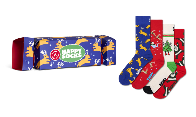 4-Pack Holiday Cracker Socks Gift Set