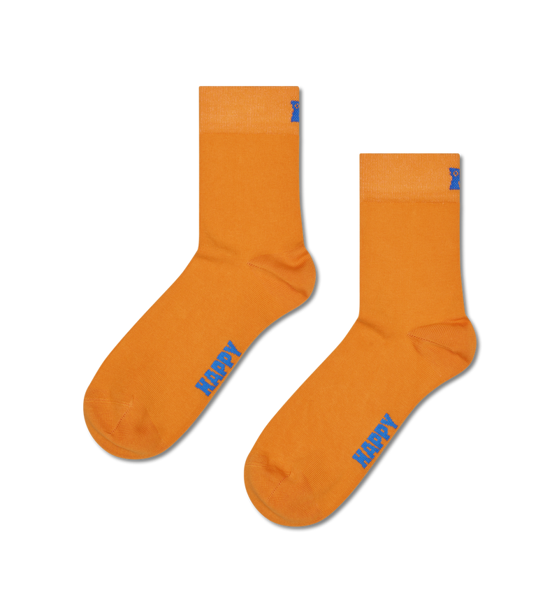 Solid Short Crew Sock