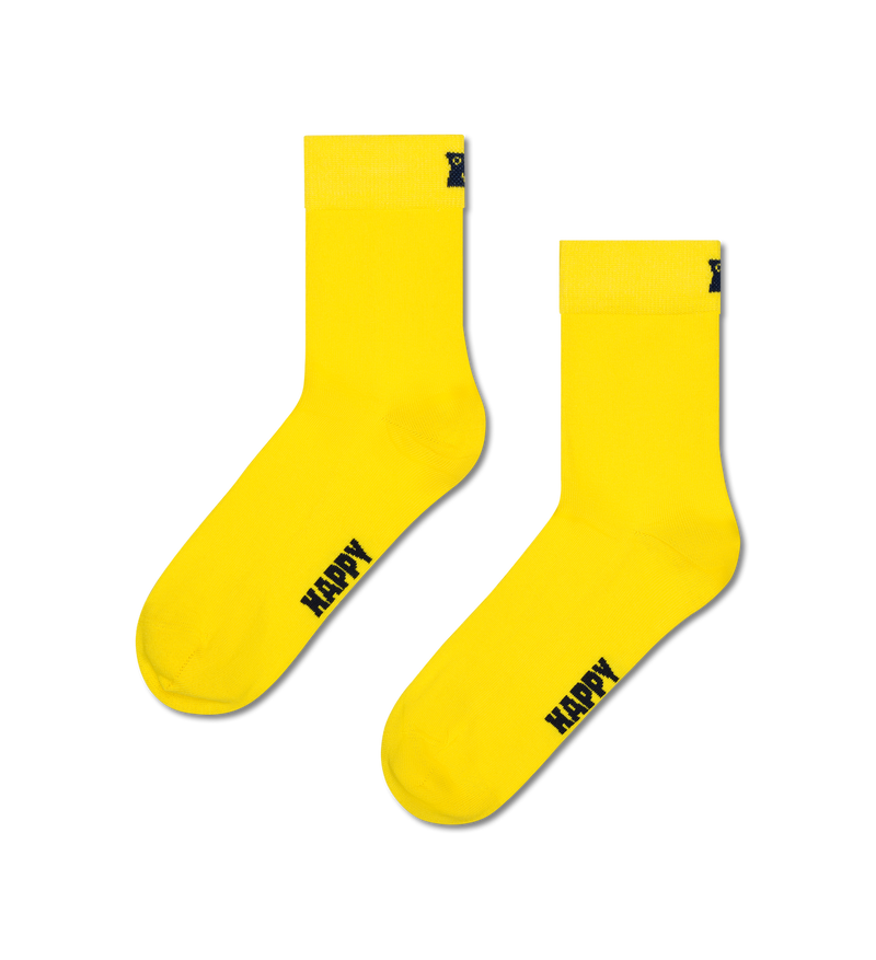 Solid Short Crew Sock