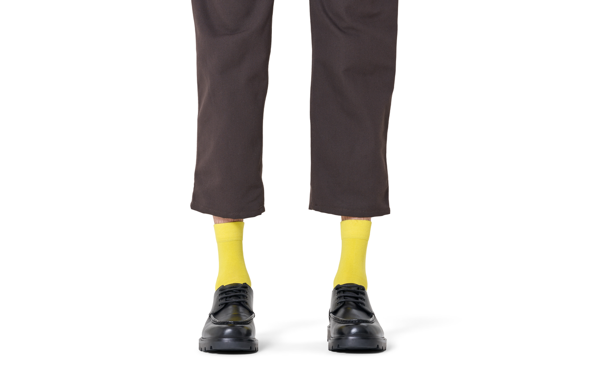 Solid Short Crew Sock