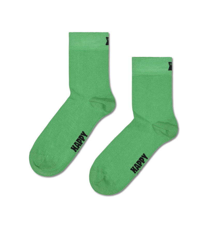 Solid Short Crew Sock