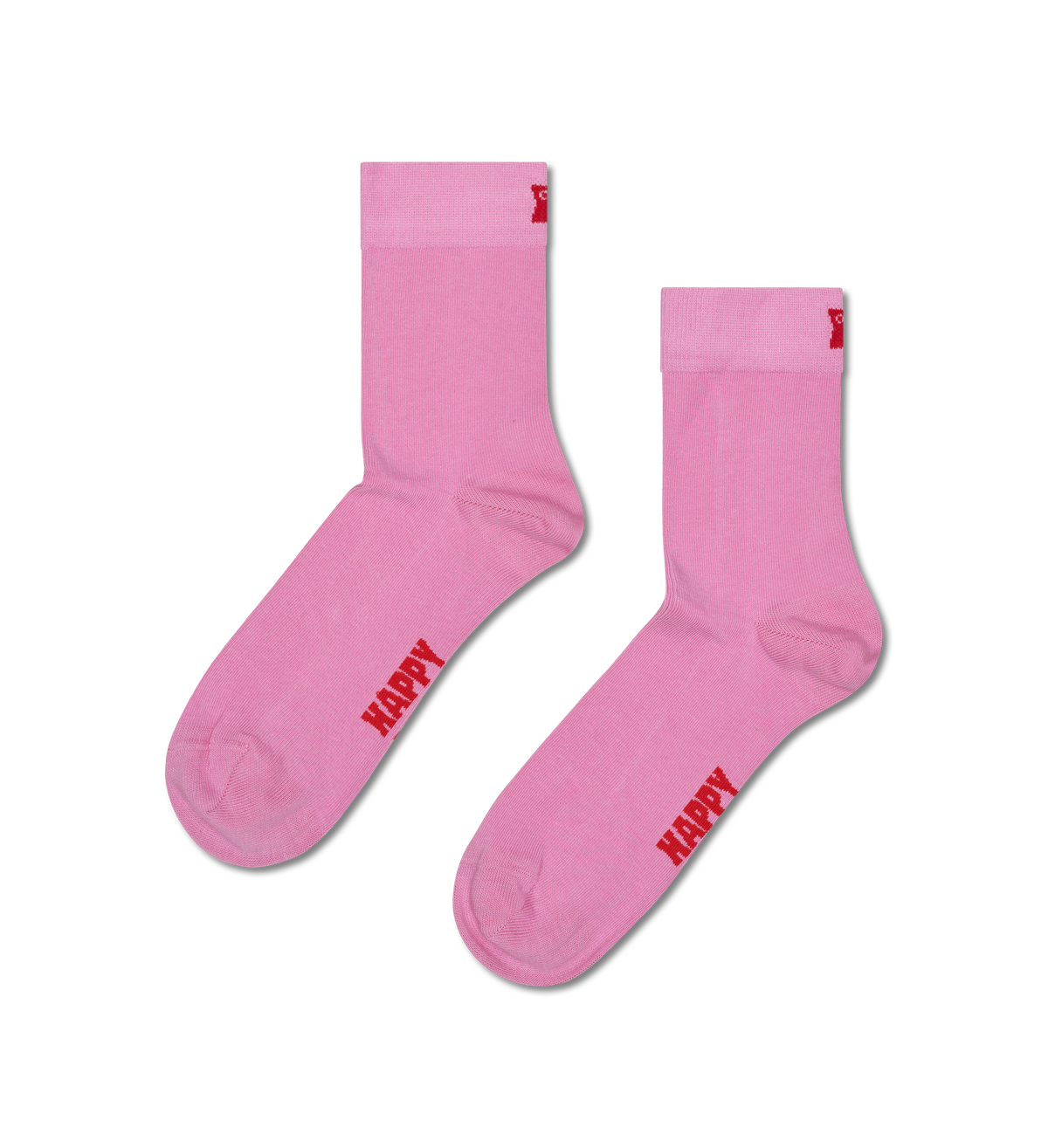 Solid Short Crew Sock