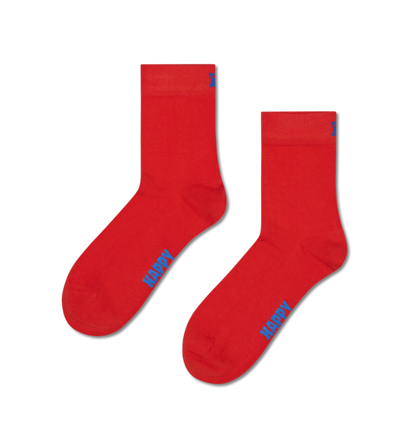 Solid Short Crew Sock