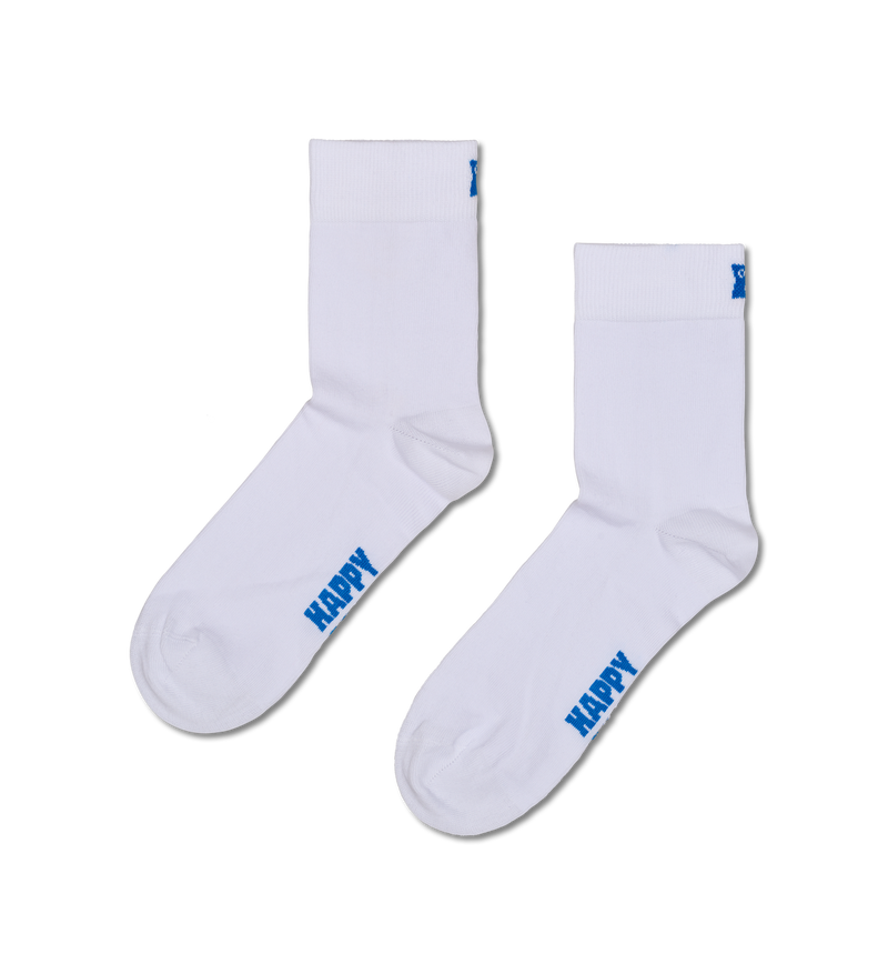 3-Pack Solid Short Crew Socks