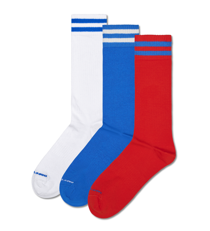 3-Pack Solid Sneaker Socks