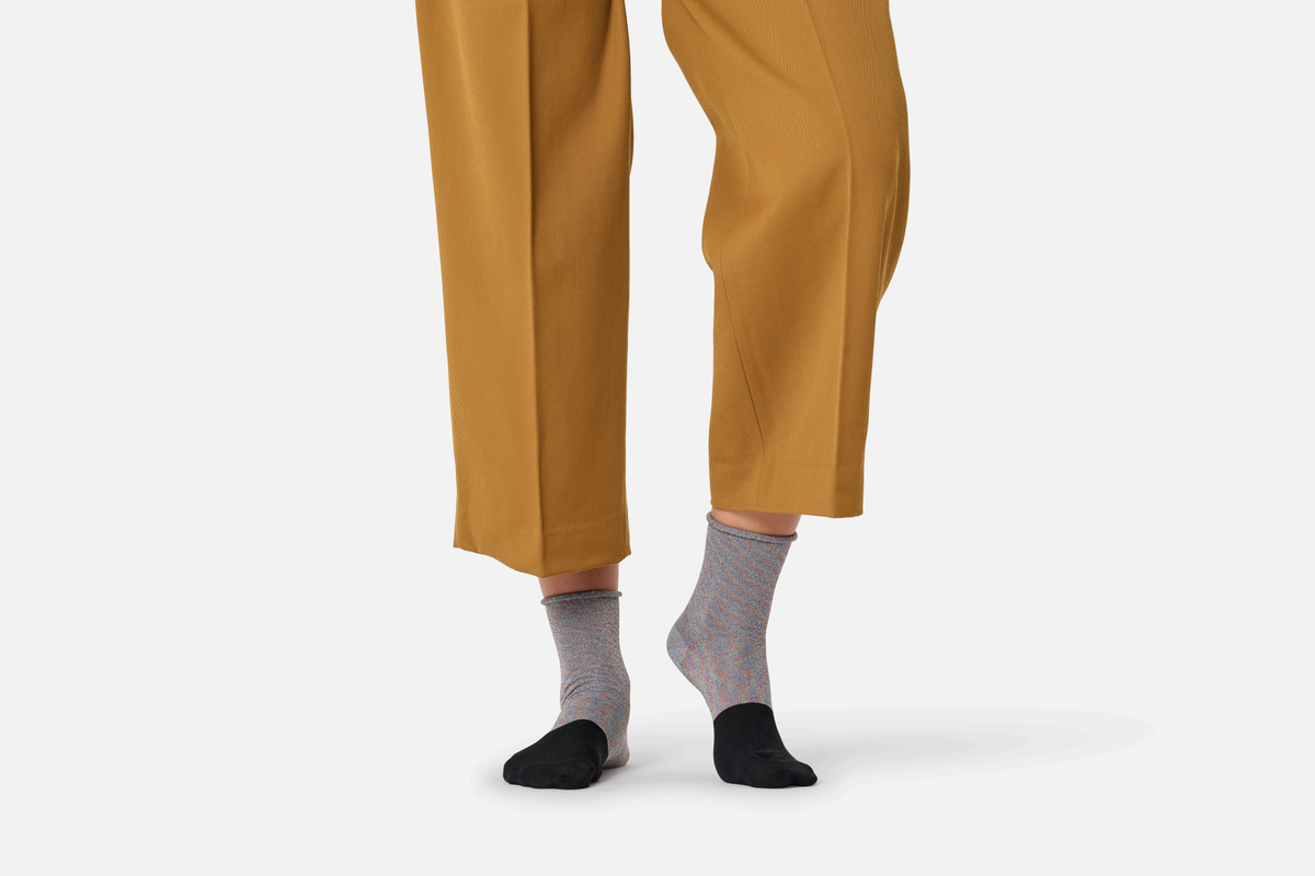 Extended Toe 1/2 Crew Sock