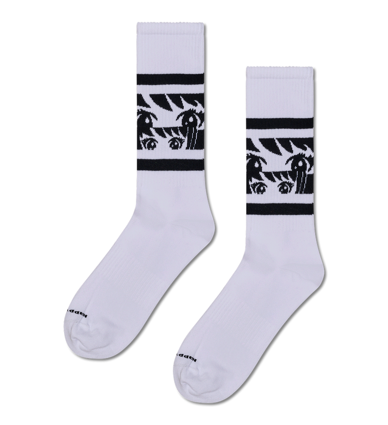 Anime Stripe Sneaker Sock