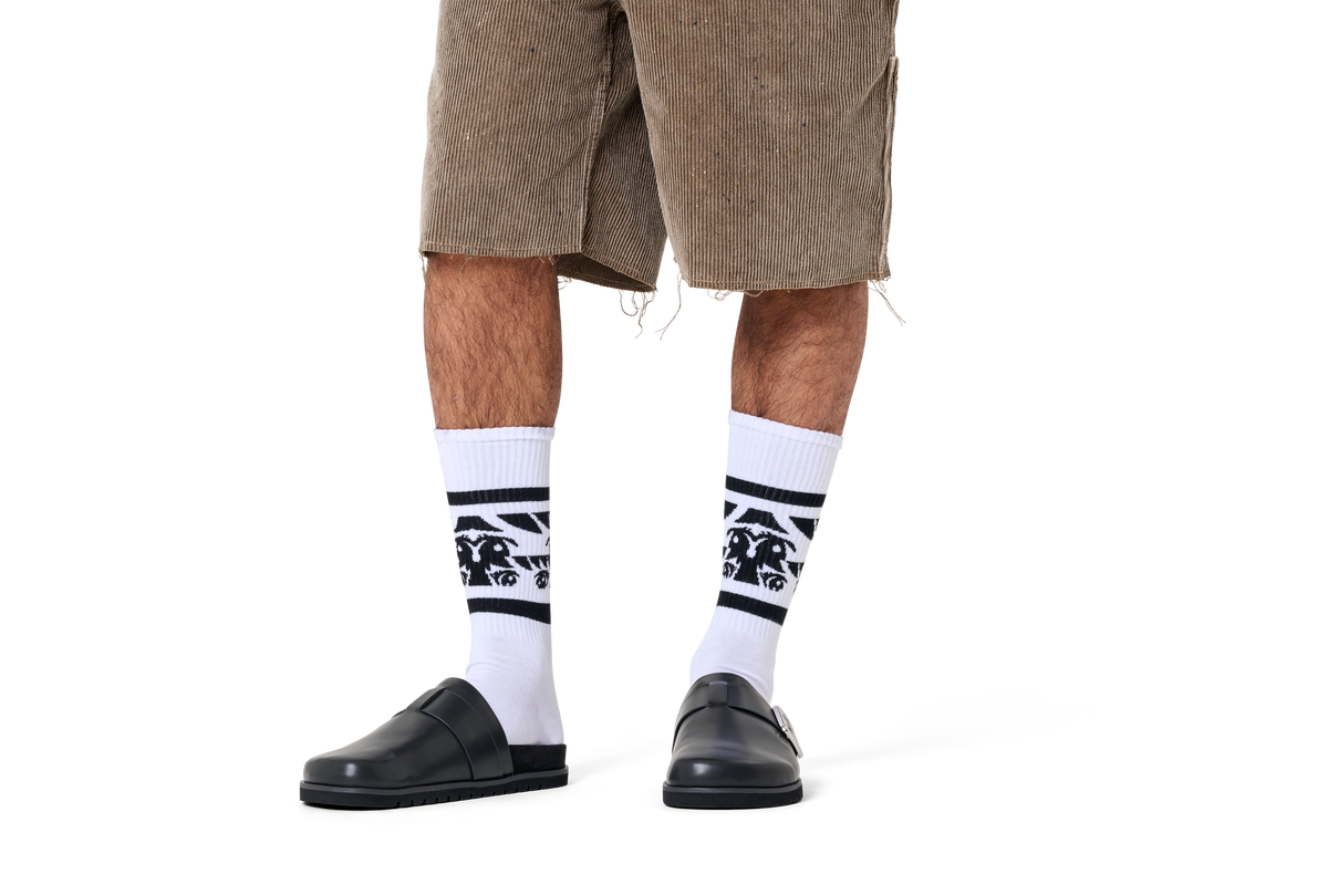 Anime Stripe Sneaker Sock