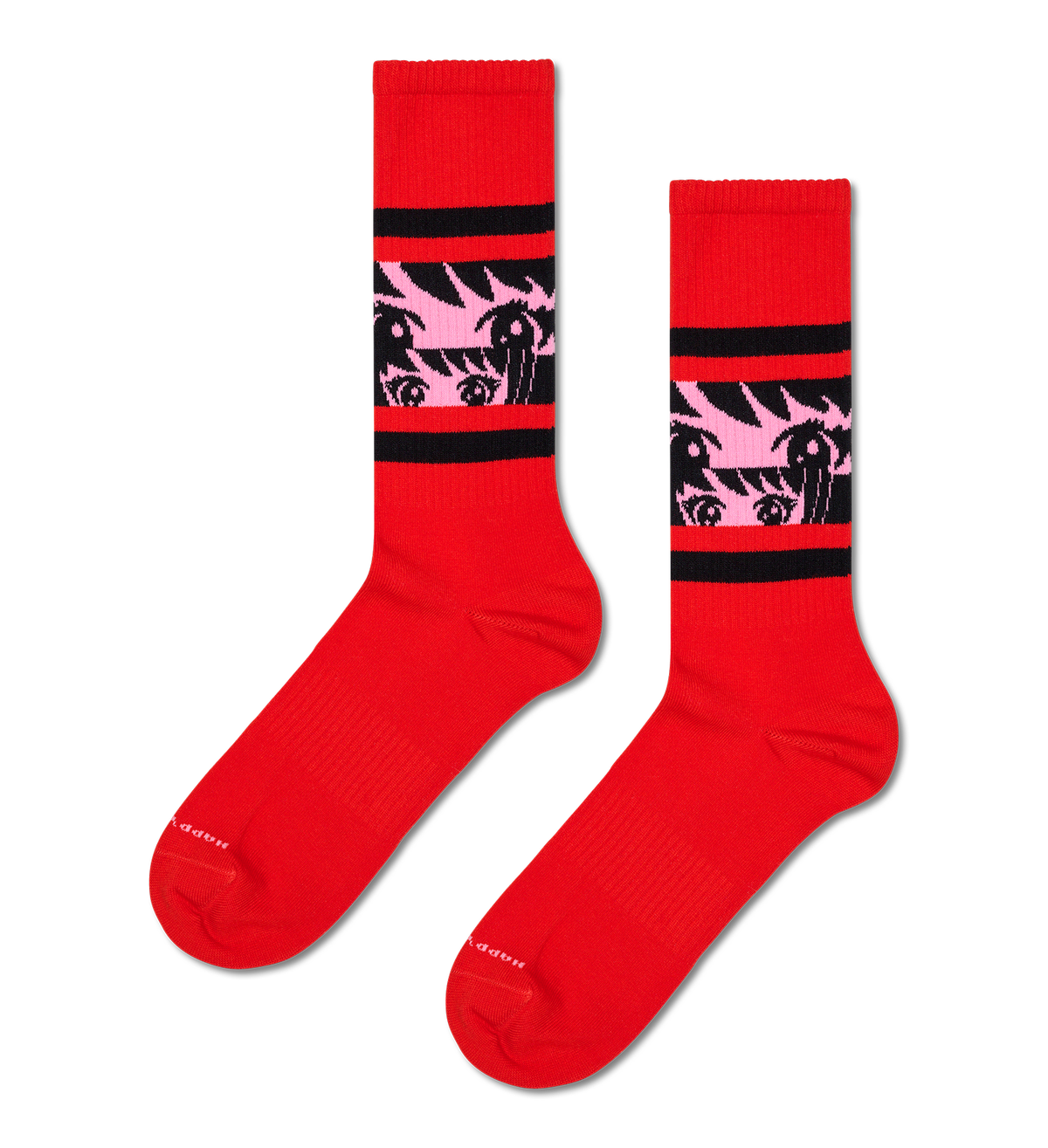 Anime Stripe Sneaker Sock
