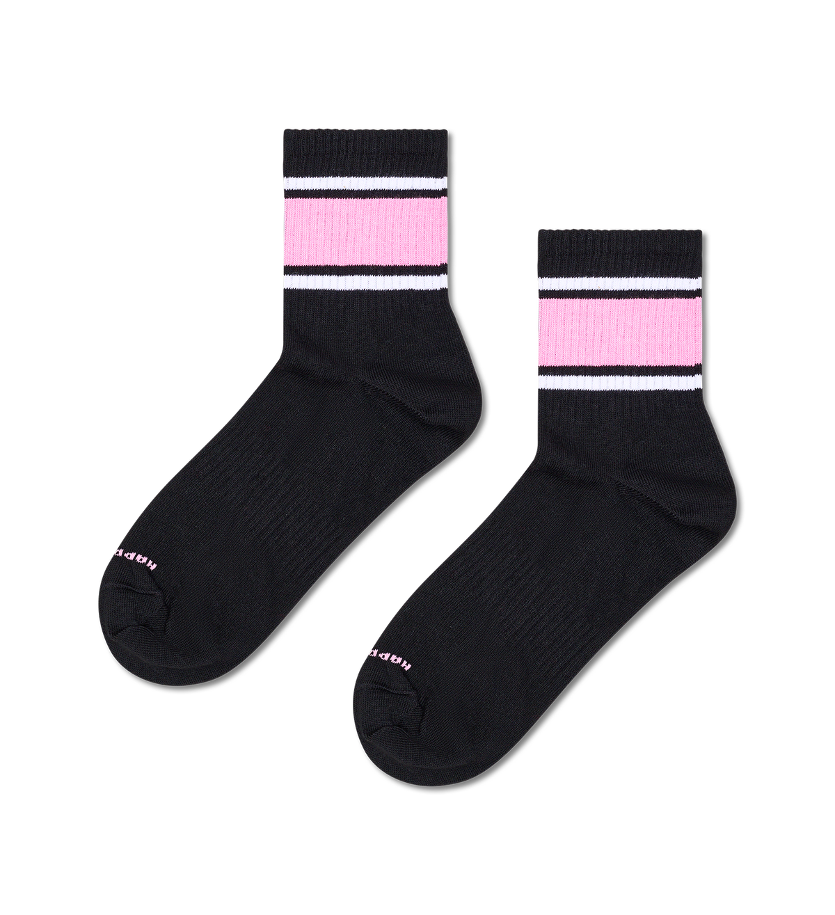 Simple Stripe 1/2 Crew Sneaker Sock
