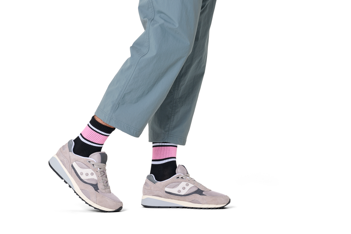 Simple Stripe 1/2 Crew Sneaker Sock