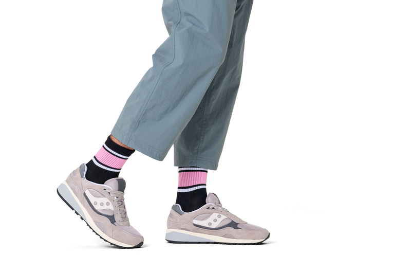 Simple Stripe 1/2 Crew Sneaker Sock