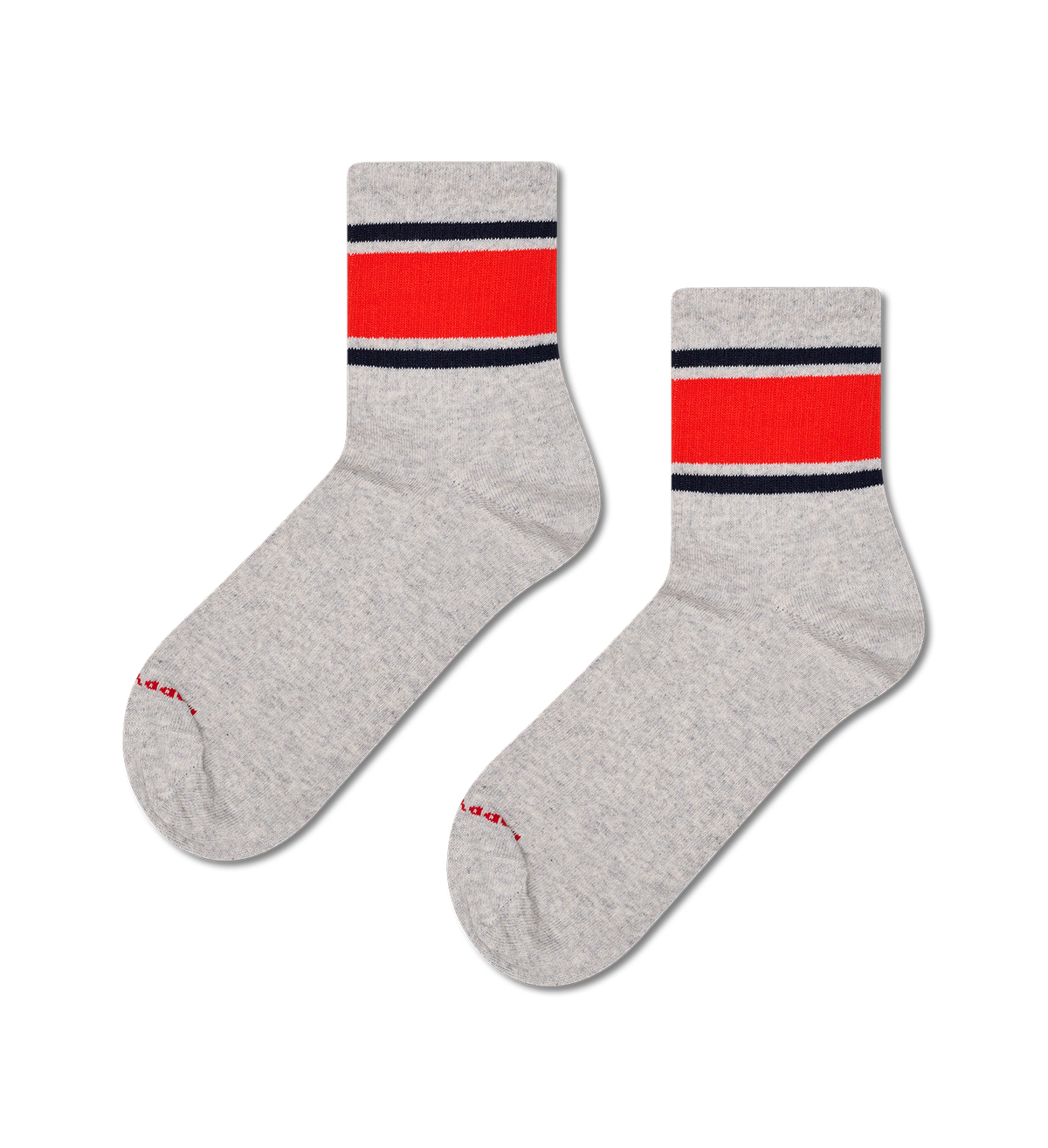 Simple Stripe 1/2 Crew Sneaker Sock