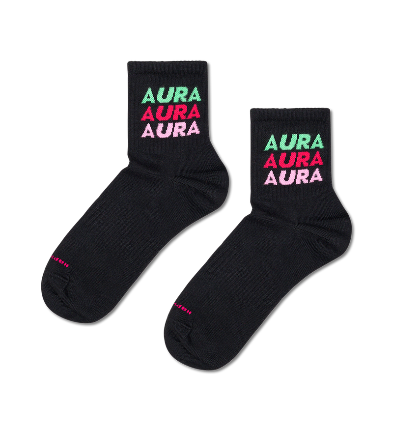 Aura 1/2 Crew Sneaker Sock