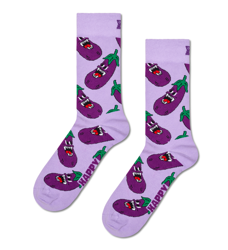 Angry Eggplant Sock