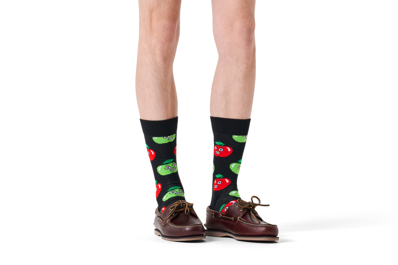Angry Apple Sock