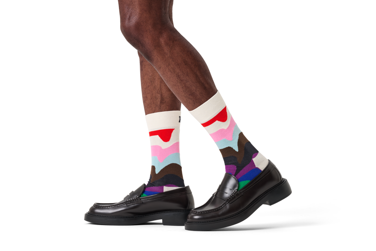Pride Liquid Stripe Sock